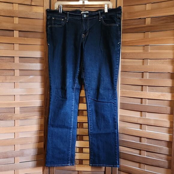 Old Navy Denim - Old Navy Women's Diva Straight Leg Denim Jeans Size 14 Cotton Polyester Spandex